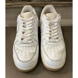 Nike Air Force 1 AF1 White Sneakers Gum Sole Classic Casual Shoes‎